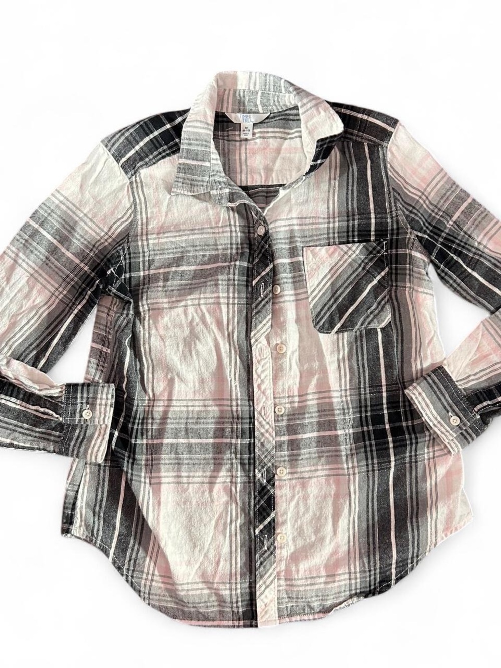 plaid button shirt